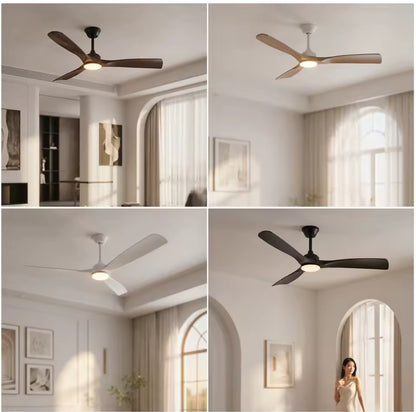 Ceiling Fan with Light – 25”, 42” & 52” Low Profile Flush Mount Fan with Remote Control