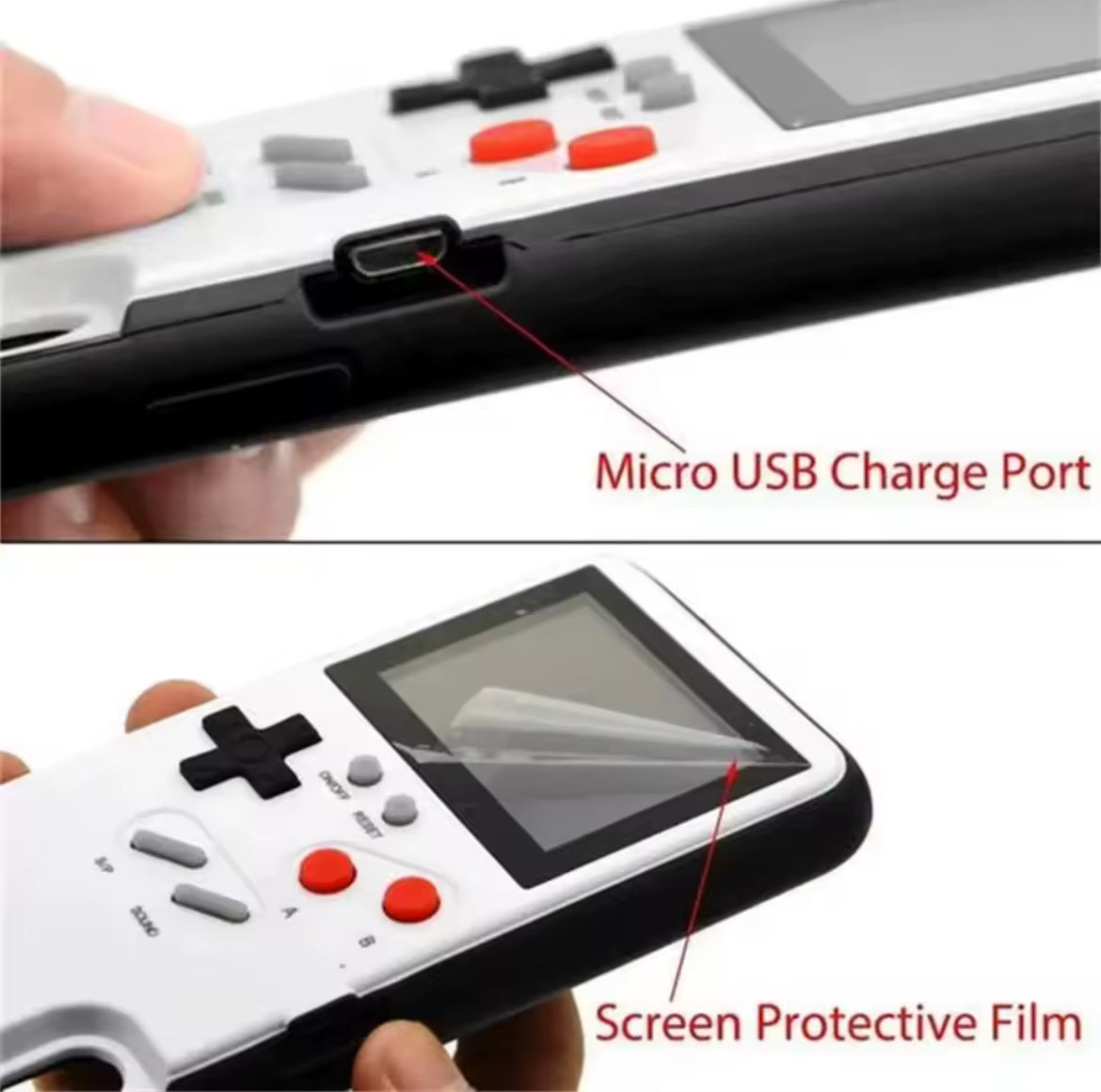 Retro Playable Gameboy Phone Case for iPhone 16, 15, 14, 13, 12, 11, X, XR, XS Max, 8 Plus & SE 2022🎮🕹️
